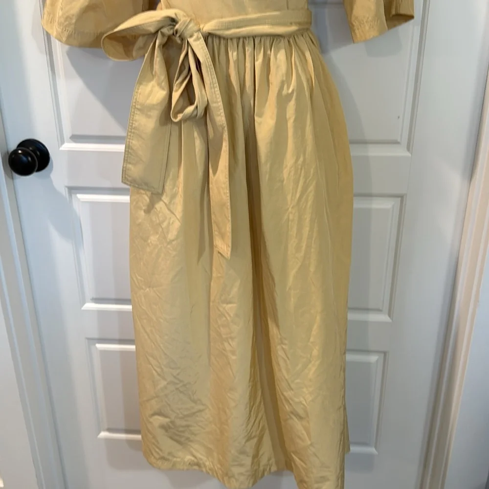 & Other Stories Voluminous Midi Wrap Dress Size 8 - Picture 4 of 10